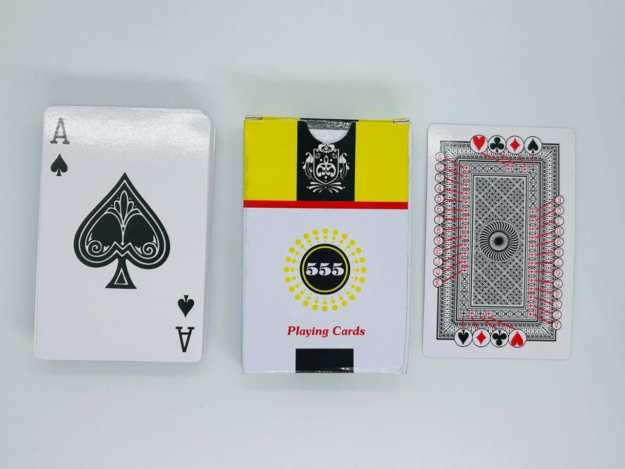 555 Mark Playing Card Deck (Black) / 555 Marked Playing Card Deck