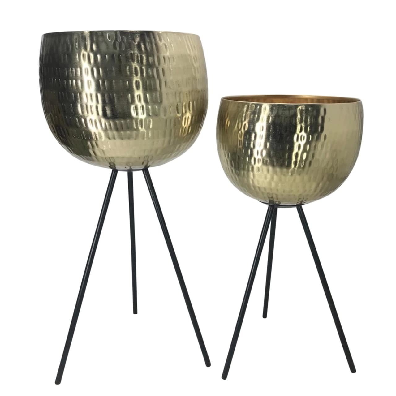 Indian DECORMART Metal Indoor Planter Gold with Legs for Living Room Home and Garden (B0B553ND6C) Amazon Price History, Amazon Price Tracker