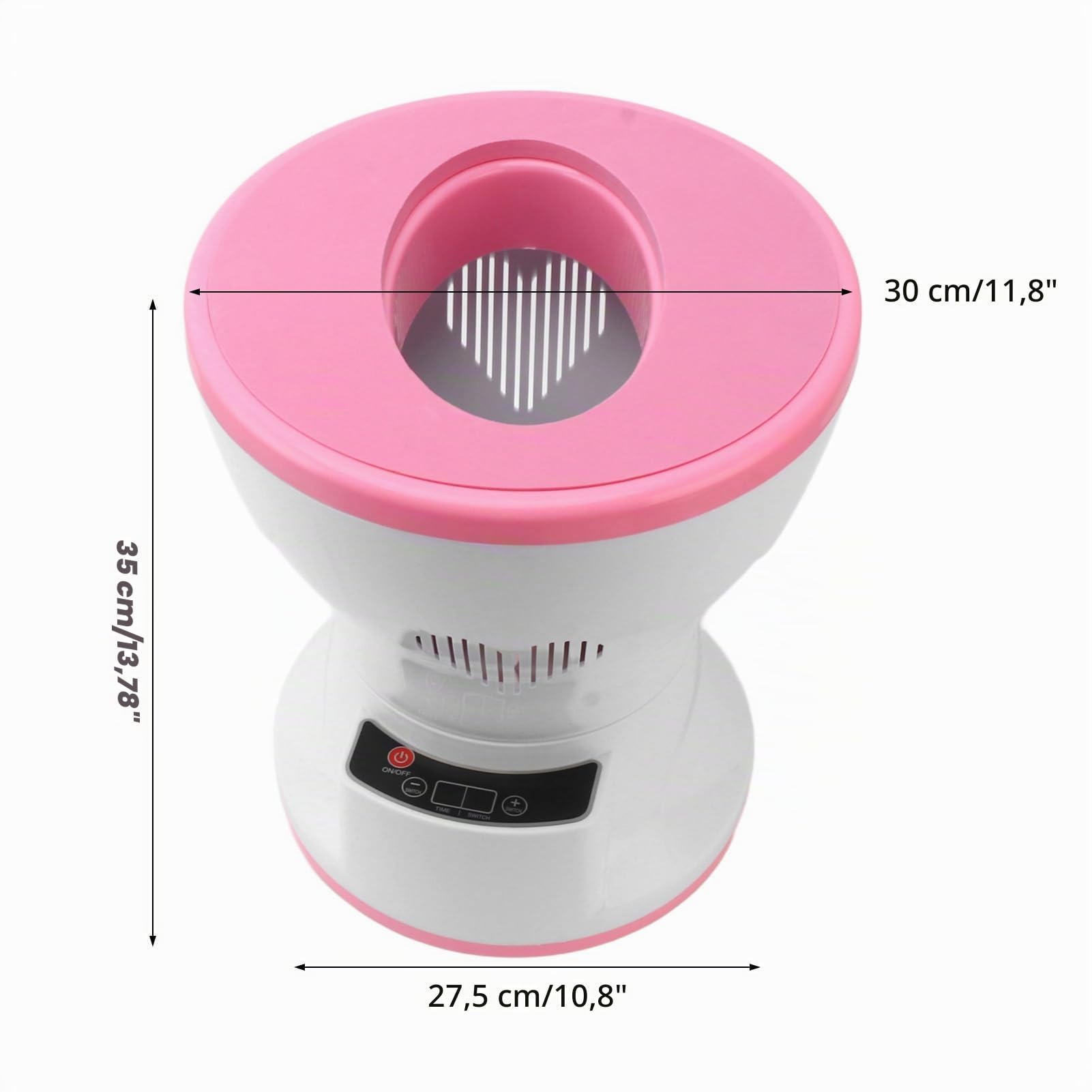 Asiento de Vapor Vaginal, Kit de Spa Vaginal Portátil de 350 ml, Temperatura Constante Inteligente, Cojín Suave y Transpirable para Calentar el Útero y el Abdomen y Aliviar Los Calambres (UE)