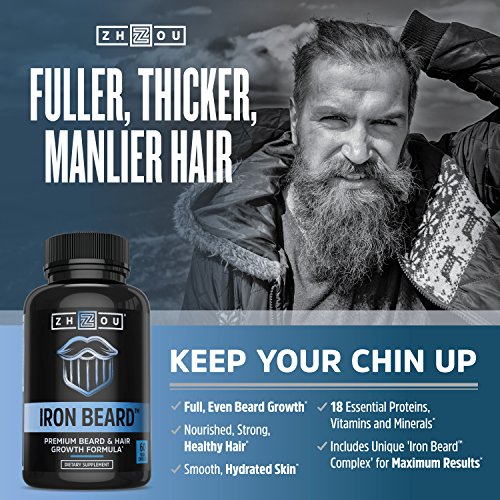 Zhou-Iron-Beard-Growth-Vitamin-Supplement-for-Men-30-Servings-60-Capsules