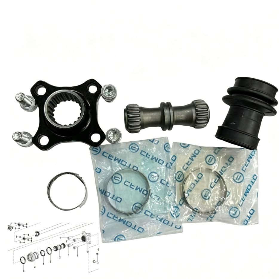 Eje de transmisión trasero para CF 800 y 1000 Zforce Uforce 2020-2025, repuesto original 5HY0-300101 4