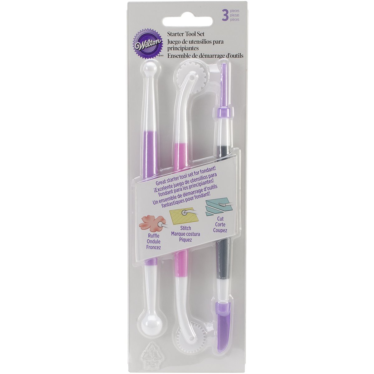 Wilton - 3 Outils Modelage Pate À Sucre Gumpaste