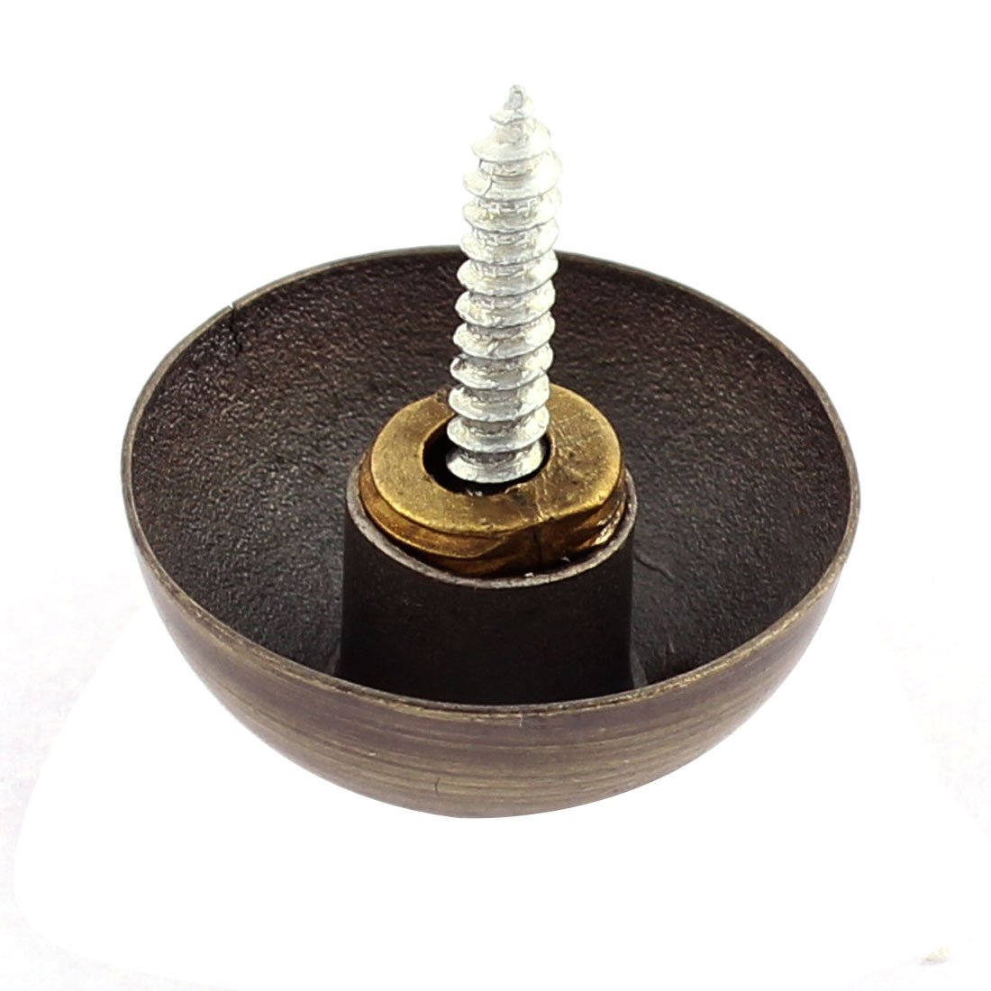 Aexit 10 Pcs Quality Parts 45mm Diameter Screw Cap Tea Table Mirror Nails Silver Tone Model:38as215qo244