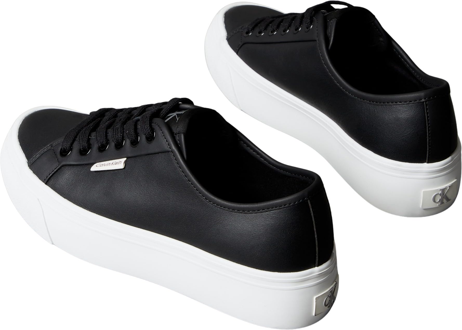 Calvin Klein Vulc Flatf Lace Up LTH CK Yw0yw01932 Parte Superior bajaMujer