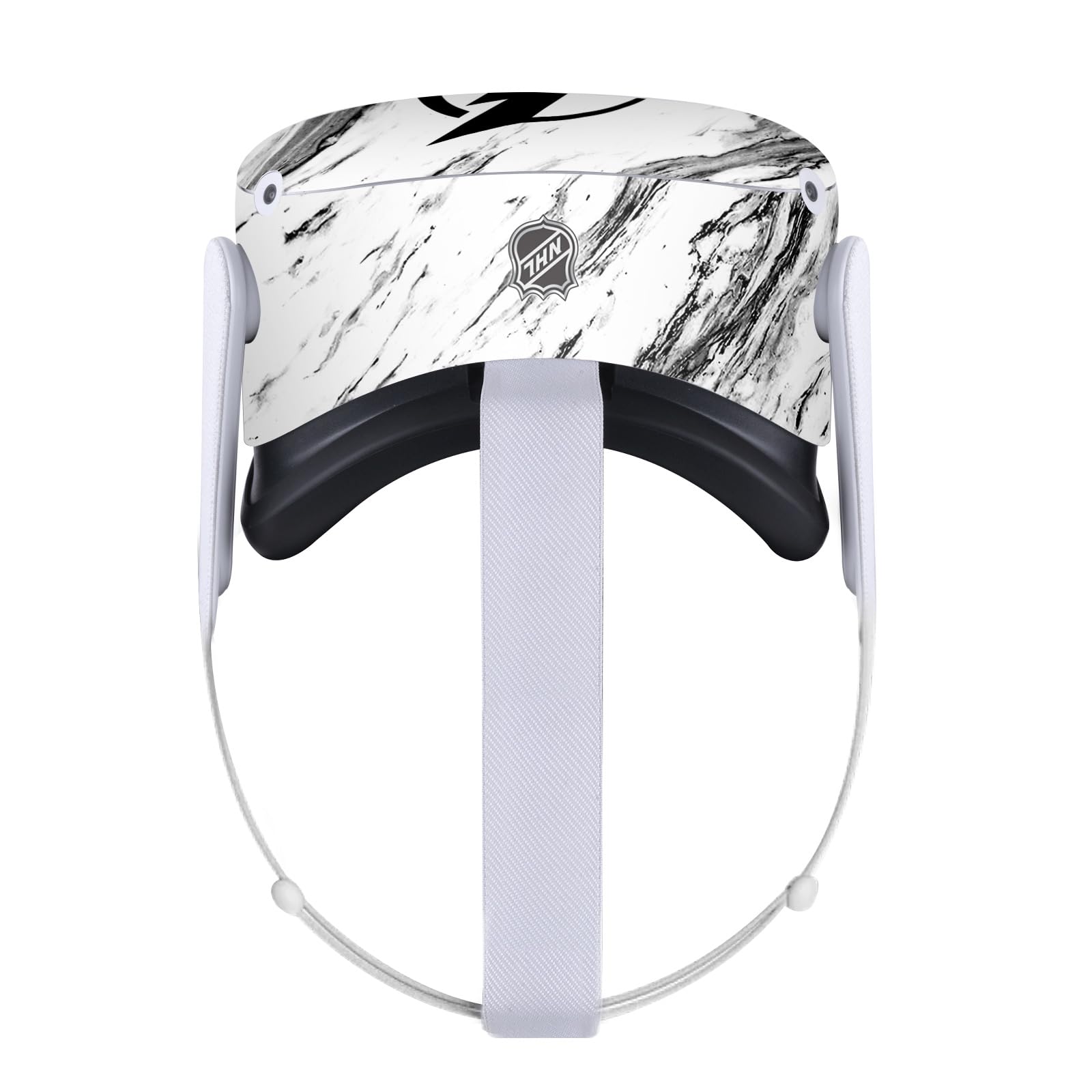 Head Case Designs Officially Licensed NHL Marble Tampa Bay Lightning Vinyl Sticker Skin Decal Cover Compatible with Meta Quest 2