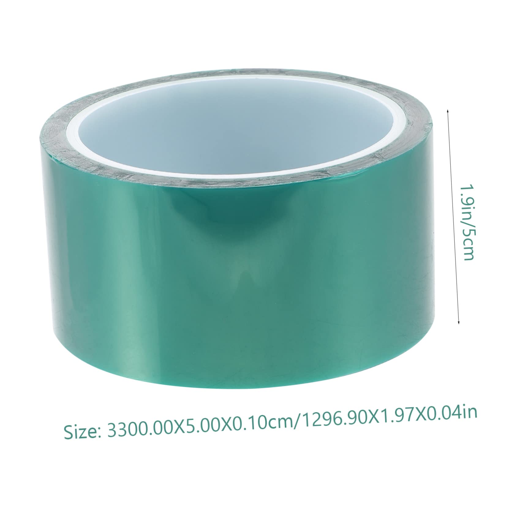 Cabilock 2 Rolls High Temperature Pet Tape of Thermal Adhesive for Soldering Electronics Epoxy Resin Supplies Heat Resistant Easy to Remove for Insulation Paint Spraying