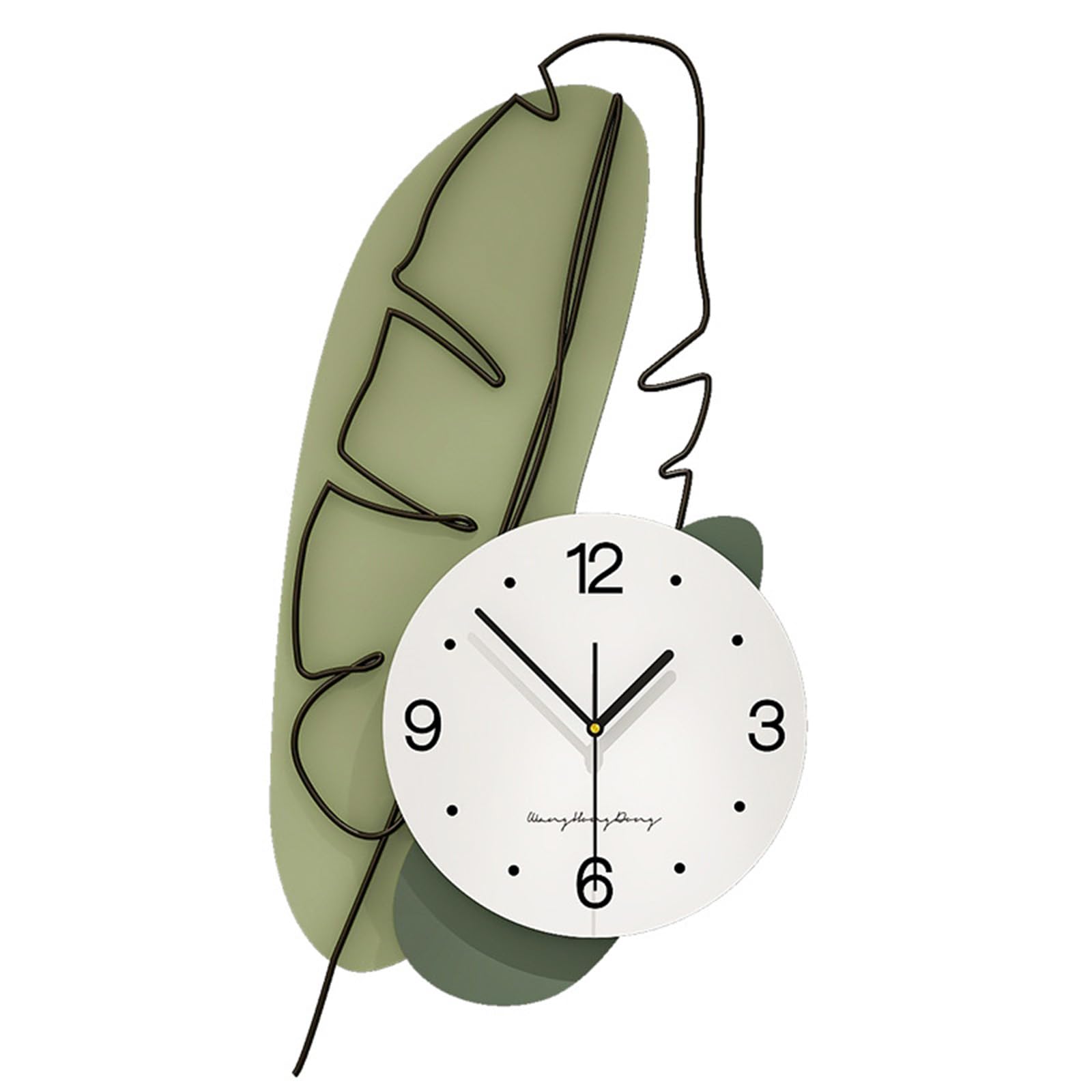 Horloge murale moderne et montre à quartz pour salon et chambre
