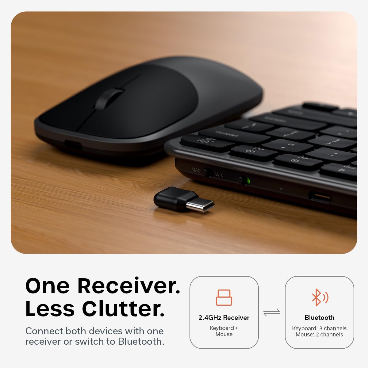 Amazon.com: Satechi Slim CEX1 Wireless Keyboard & Mouse Combo