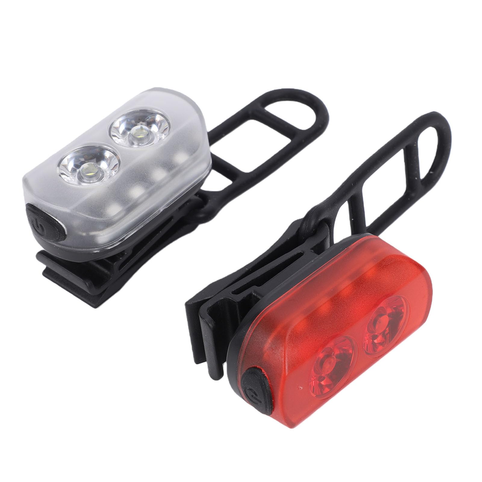 Oreilet Bike Lights, Magnetic Tail Light, Rechargeable Bike Headlight Taillight Set Safety Bicycle Front Rear Lights for Warning Road Mountain Night Riding Cycling