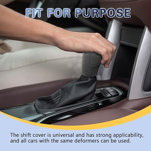 Miniatura 7 de Cubierta para pomo de palanca de cambios, accesorios de protección para automóvil, protector antideslizante para palanca de cambios automático,