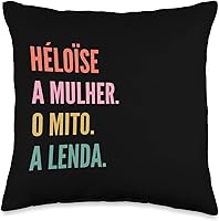 Vista 1 de Funny Portuguese First Name Design - Héloïse Throw Pillow
