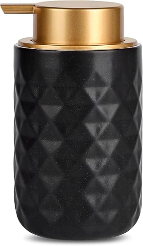 Dispensador de Espuma - Dispensador de Bomba Manual Dispensador de Jabón Espumoso Dispensador de Líquido de Cerámica para Cocina Baño Botella de