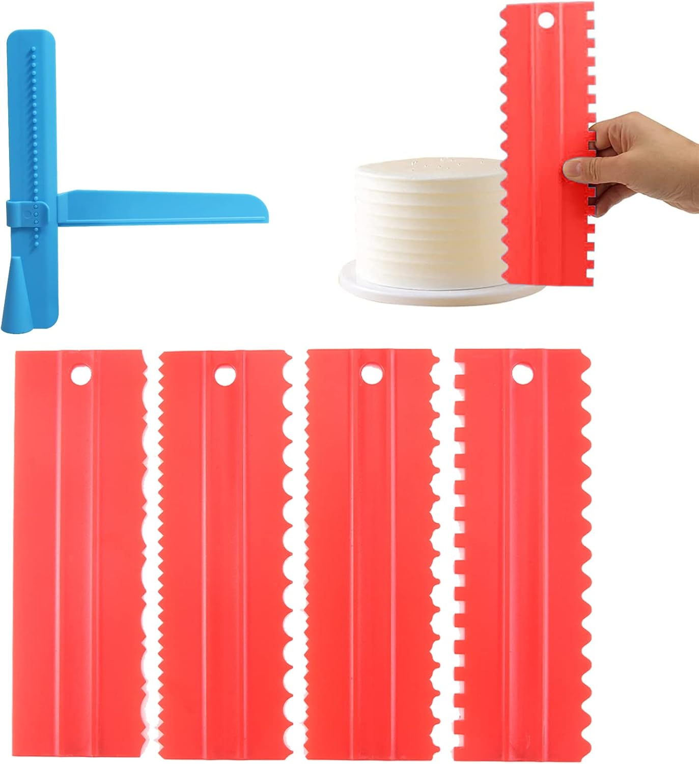Adjustable Cake Scraper Smoother Tool,Cake Scraper Set