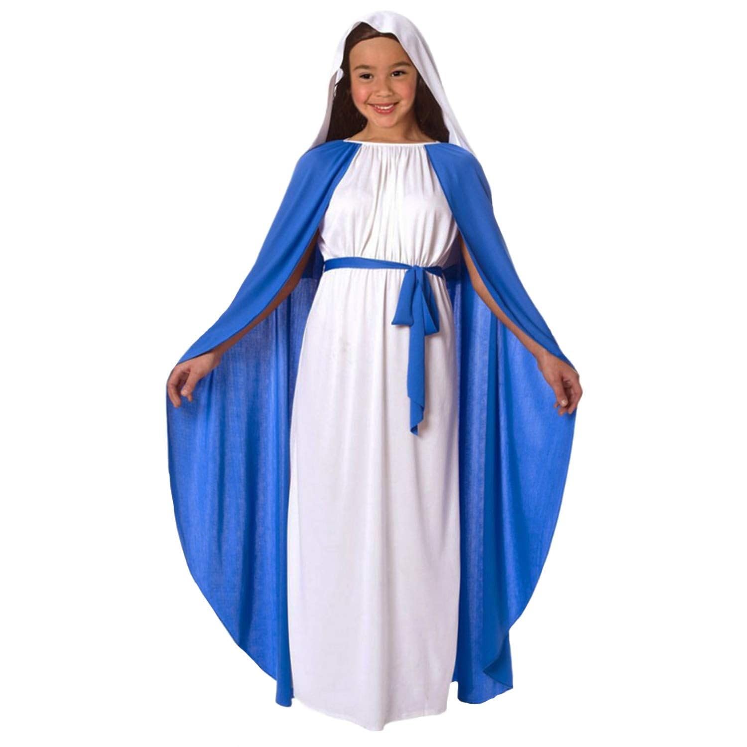 Morph Virgin Mary Costume for Kids, Virgin Mary Costumes for Girls, Saint Costumes for Girls, Halloween Costumes for Kids