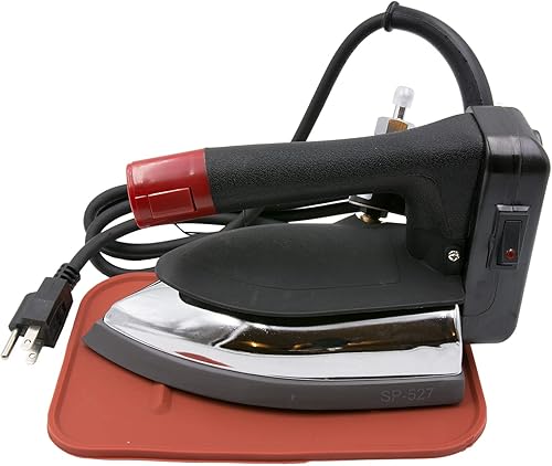 Sapporo Plancha de vapor con botella de alimentación por gravedad SP527 - Sistema de planchado de vapor alimentado por gravedad de calidad industrial