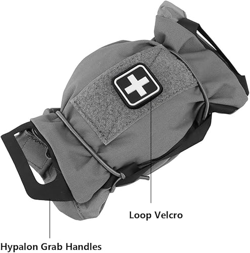 Miniatura 6 de Tactical Medical Molle Bolsa de primeros auxilios Sistema de dos piezas Micro Med Kit de emergencia Caza Bolsa (tamaño mediano)