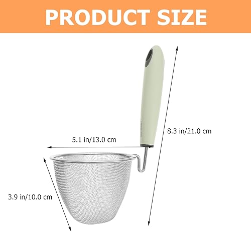 Miniatura 7 de Spaghetti Stainless Steel Frying Basket Wire Mesh French Chip Frying Serving Basket Pasta Strainer Noodle Sifter with Handle Potato Cooking Tool for
