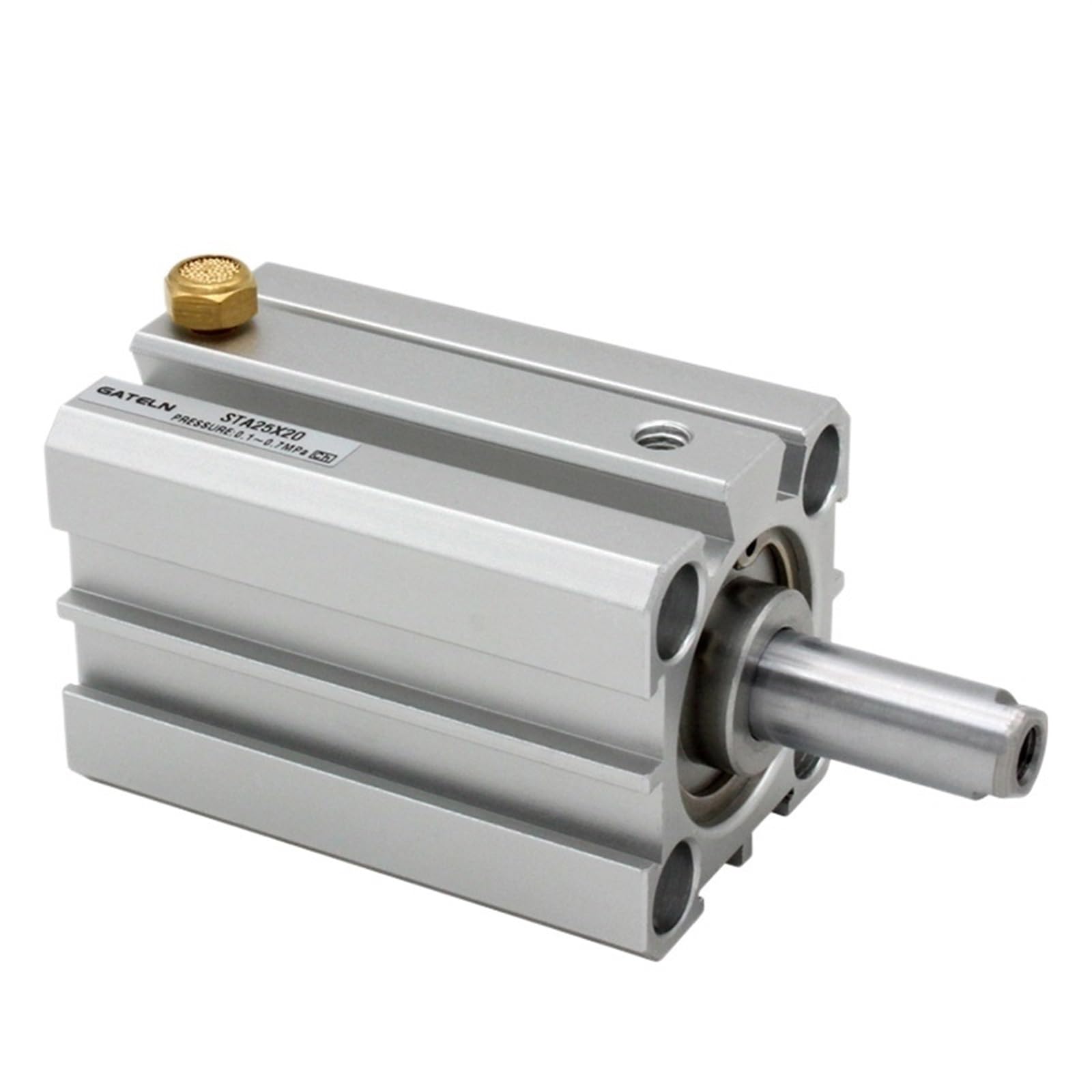 Cylindre compact STA50 en alliage aéronautique pour automatisation industrielle haute performance