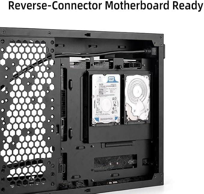 Gabinete MECHANIC MASTER C30Pro para PC micro-ATX/mini-ITX negro miniatura 7