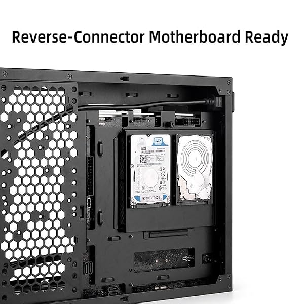 Mechanic master C30pro Side penetrating 360 Water-Cooled Matx/ITX Portable Desktop Computer Aluminum Alloy case (Elegant Black) by MECHANIC MASTER - Image 8