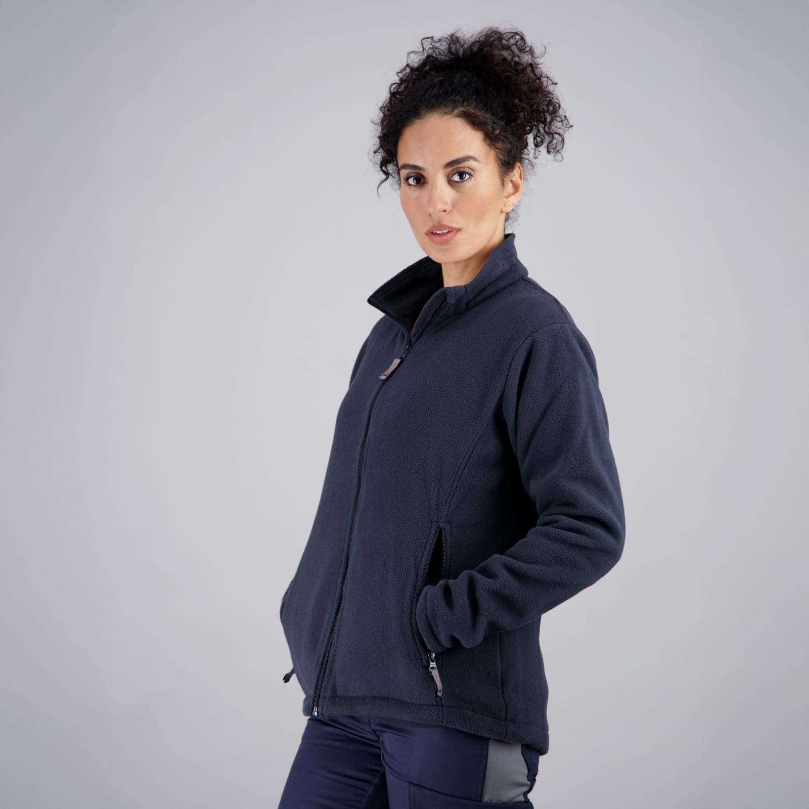 WüRTH MODYF Veste polaire de travail zippée femme Job marine