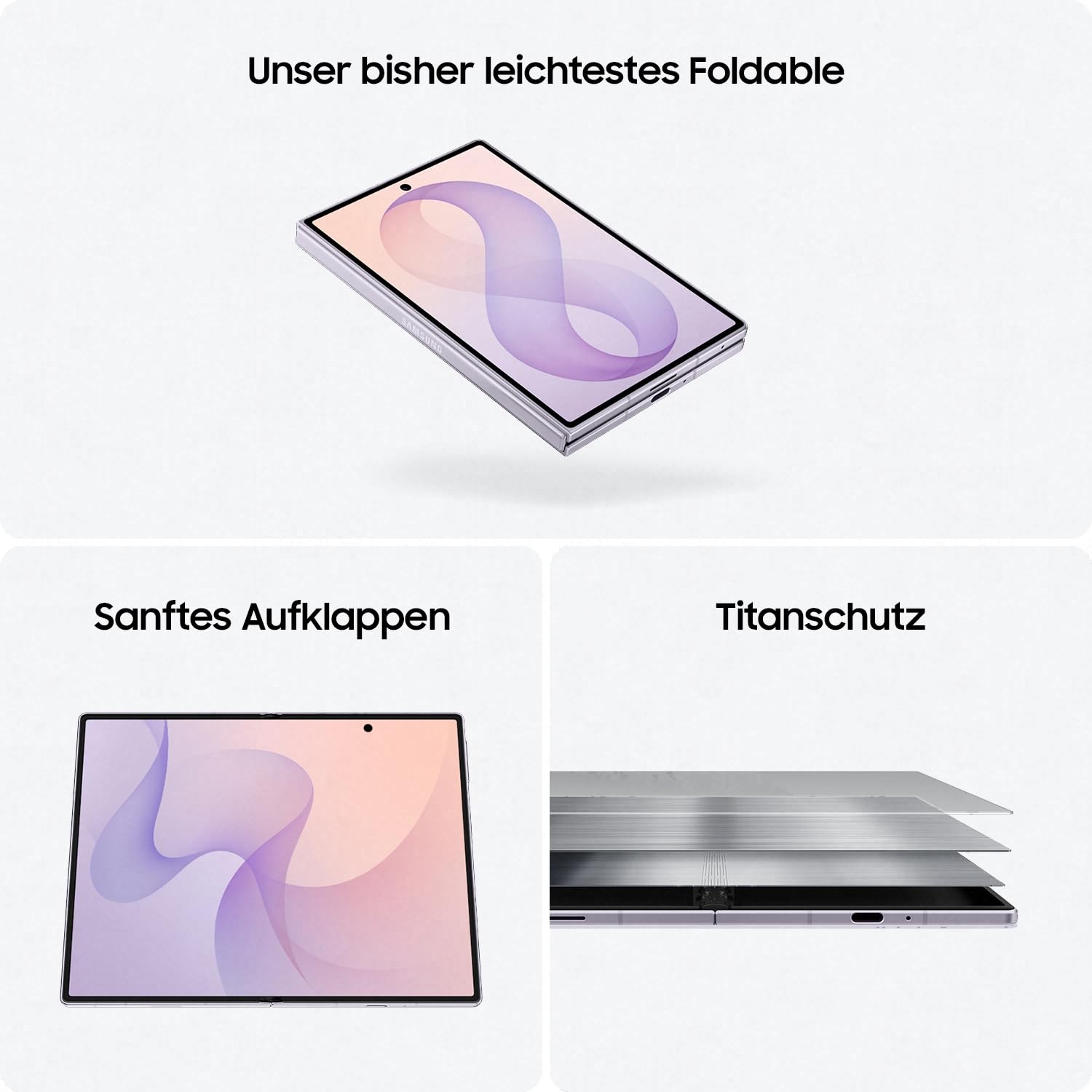 Samsung Galaxy Z Fold8 Smartphone, 256 GB Speicher, 12 GB RAM, Cream | Android AI Handy, Klapp-Smartphone, Dualkamera mit 50 MP, 4800 mAh Akku, 3 Jahre Herstellergarantie [Exklusiv auf Amazon]