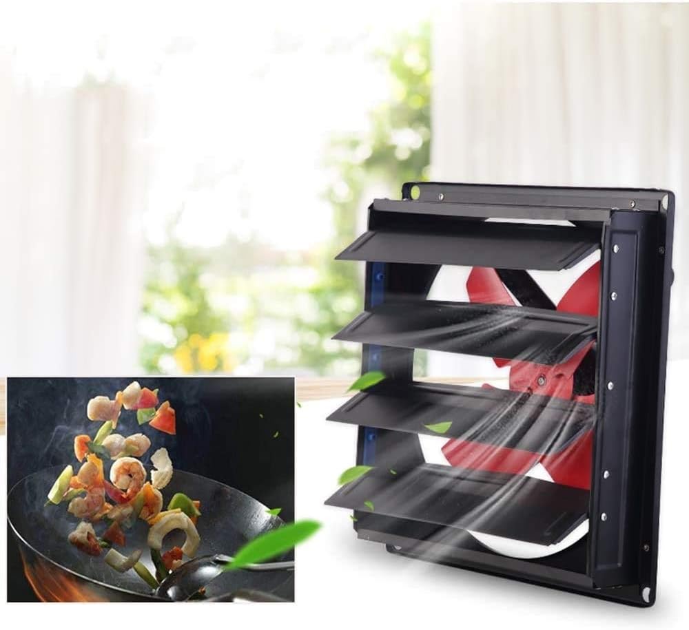 Exhaust Fan Kitchen Window Exhaust Industrial Ventilation Fume Bathroom，