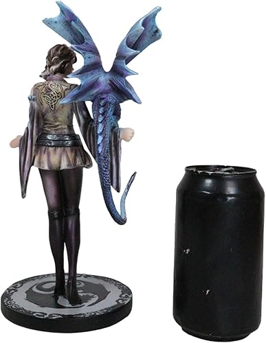 Miniatura 6 de Ebros Gift Fantasía Mitos y Leyendas Dragón Entrenador Guerrero Princesa Hada con Joven Dragonling Figura Edad de Dragones y Mazmorras Decoración