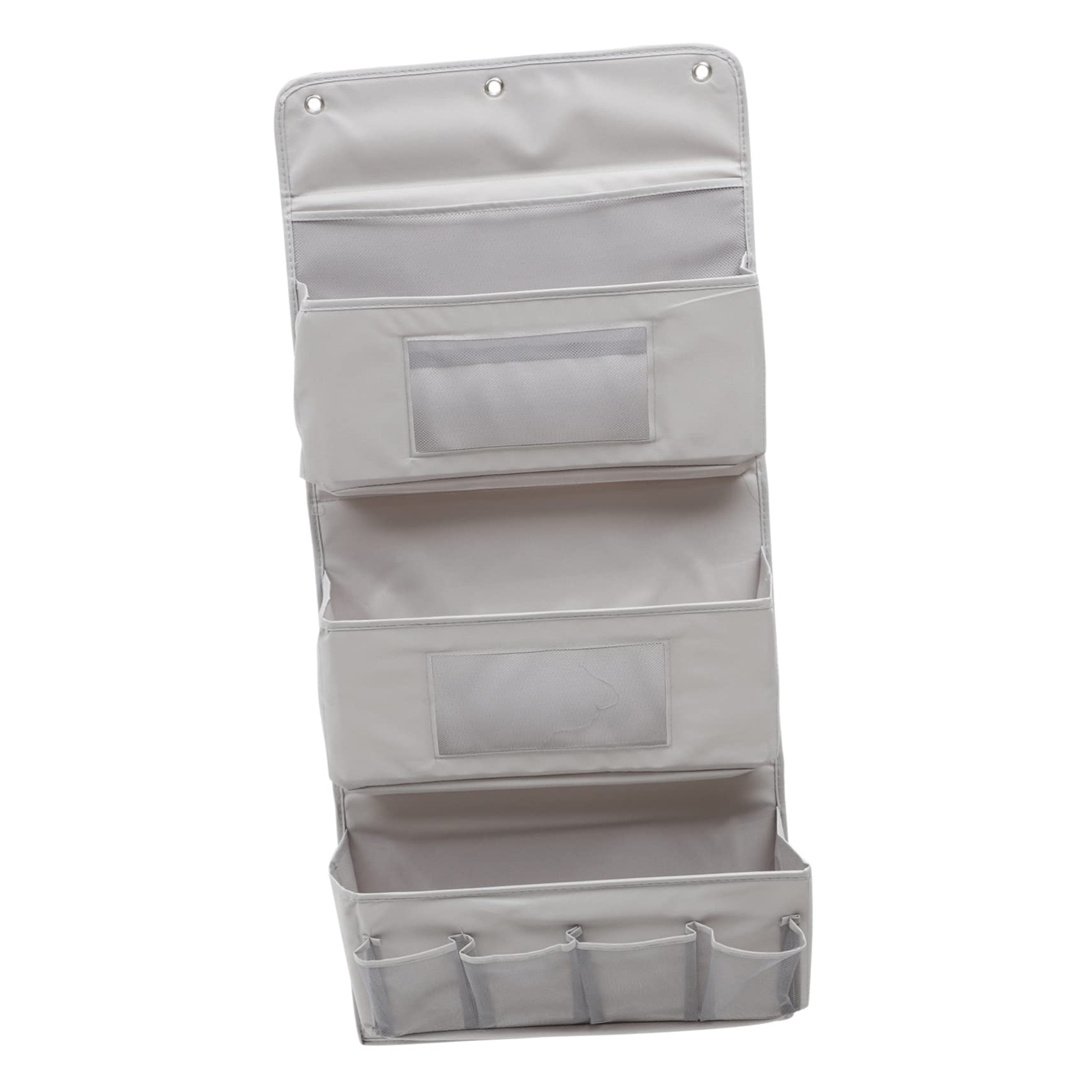 Lagige Aufbewahrungstasche Zum Hängen Tür-Organizer Aus Stoff Grauer Wandbehang Mit Mehreren Fächern Für Wohnzimmer Schlafzimmer Küche Und Büro Praktische Home Storage Bag
