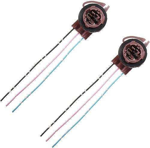 Xotic Tech - 2 adaptadores de arnés de cableado hembra 3156 3157, repuesto de reparación de extensión para bombillas LED, luces traseras de freno,