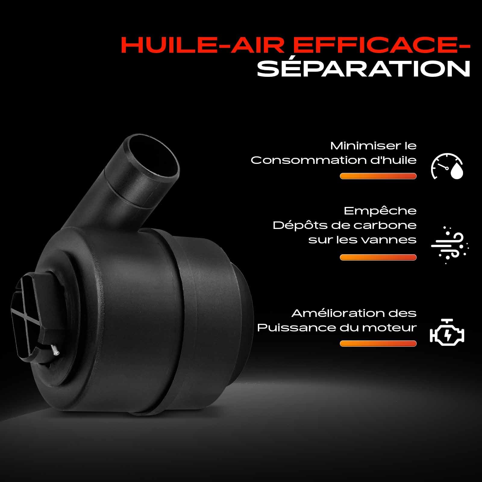 Frankberg Soupape de ventilation du carter, culasse 06A103467E | Compatible avec: Cordoue 6K1 6K2, Nouvelle Coccinelle 1C1 9C1, B.o.r.a 1J2, Golf IV Variant 1J5, A3 8L1