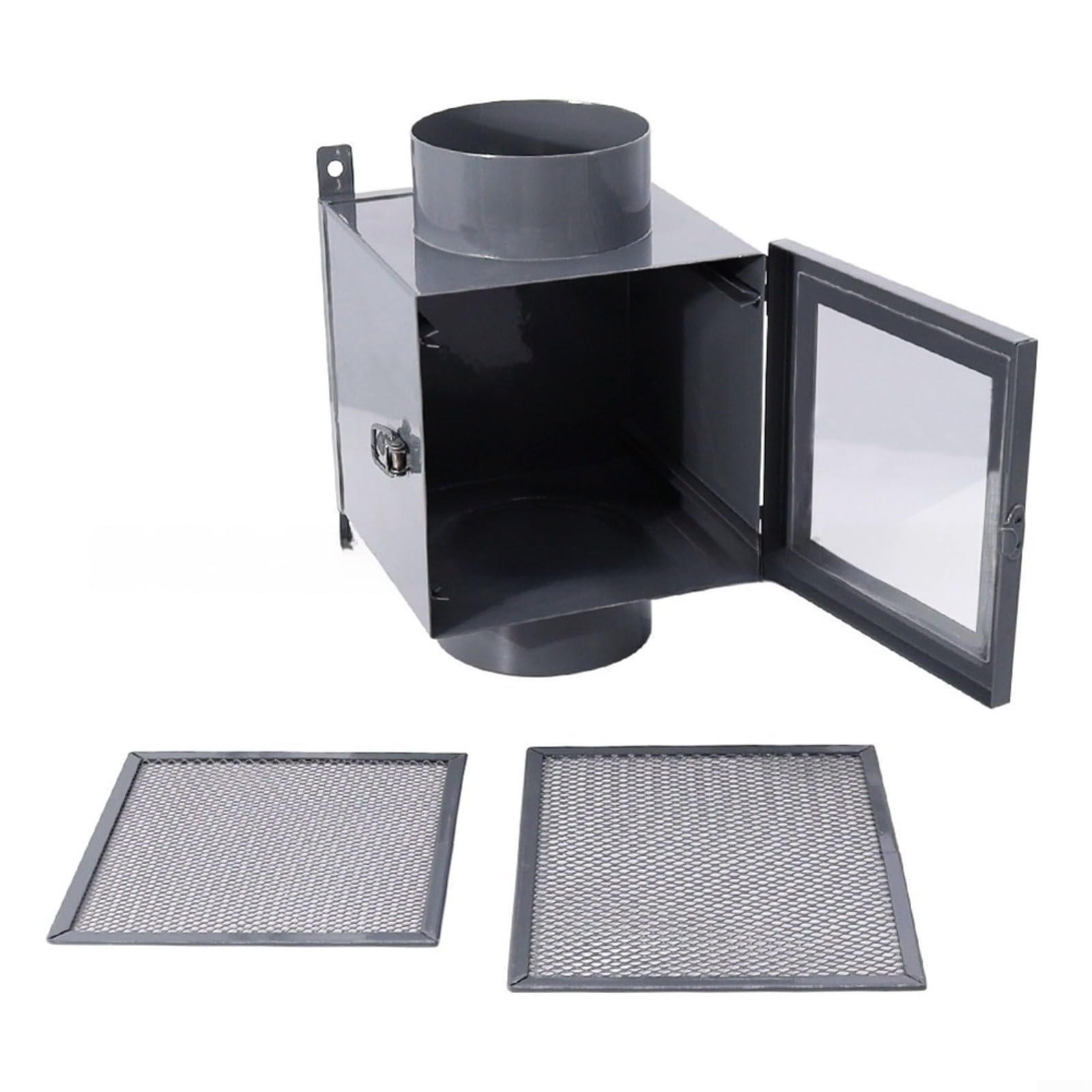 KiraKira Colector de pelusa para secadora de interiores con filtro de hierro, kit de ventilación para lavadora, captura pelusa para mantener el flujo de aire, 133 x 138 cm (blanco)