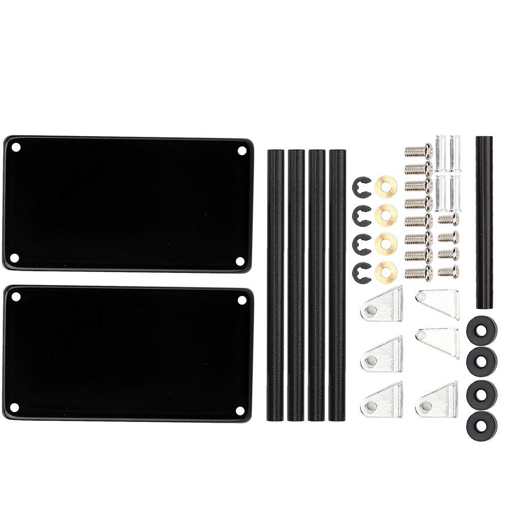 Kit Carrello Porta Attrezzi, Carrello Porta Attrezzi a 2 Livelli Attrezzi Officina Mobile Riparazione Garage Accessori RC per 1/8 1/10 1/12 1/16 Modello in Scala di