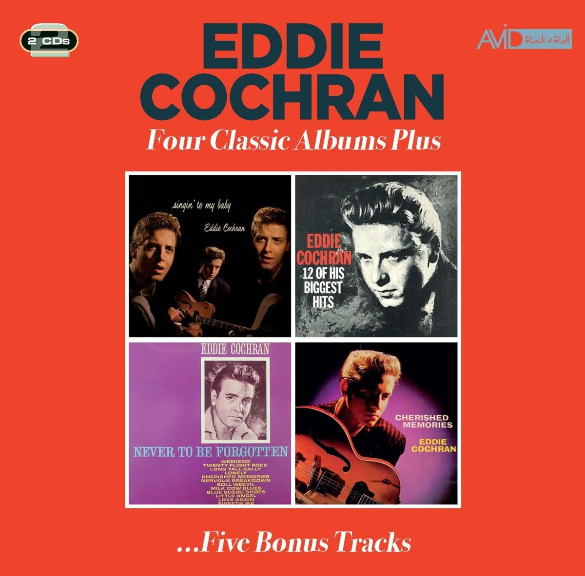 Four Classic Albums Plus (Singin' To My Baby/Eddie Cochran/Never: To Be Forgotten/Cherished Memories)