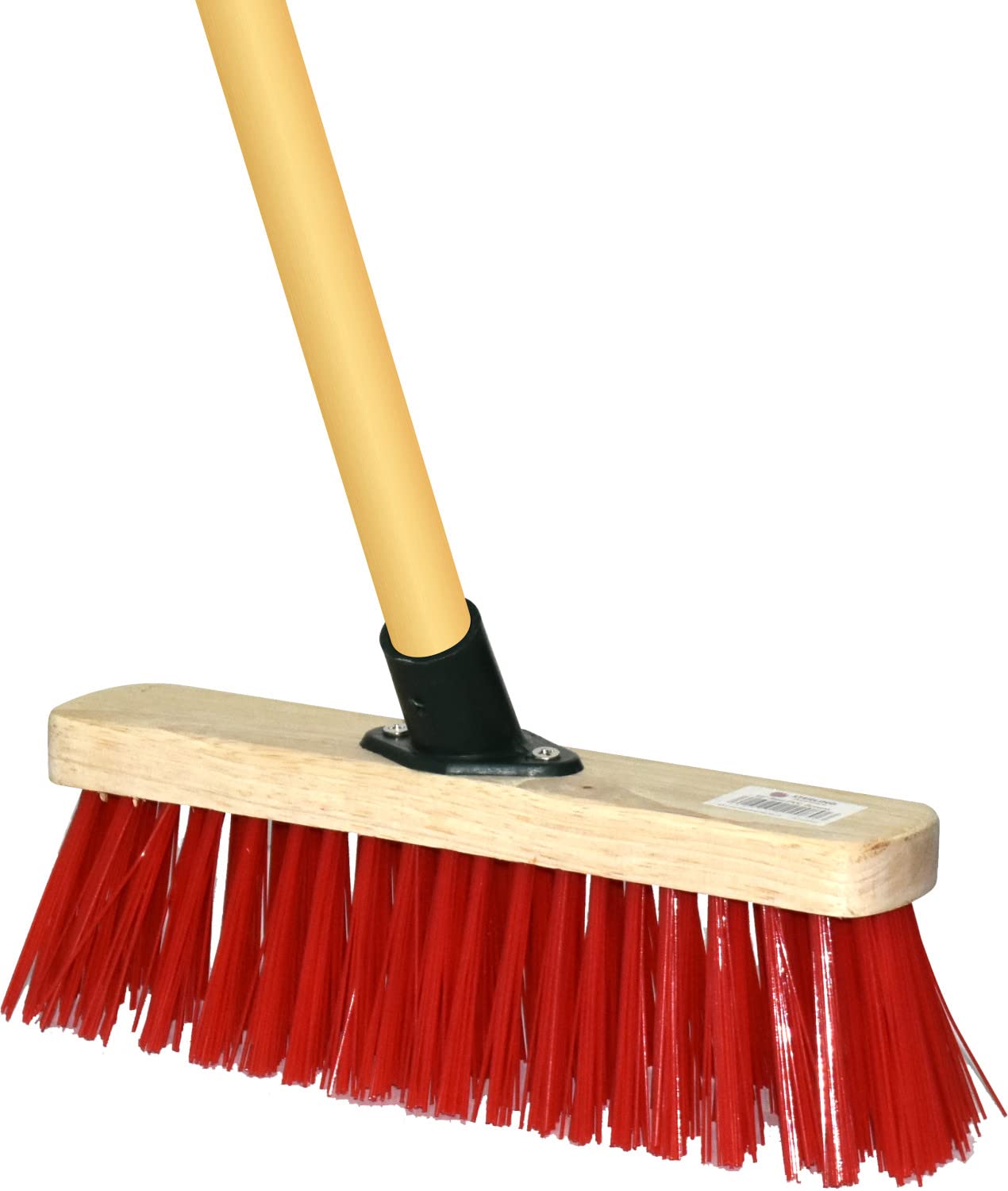 Cleaning Sweeping PVC Platform Broom (12" Red)
