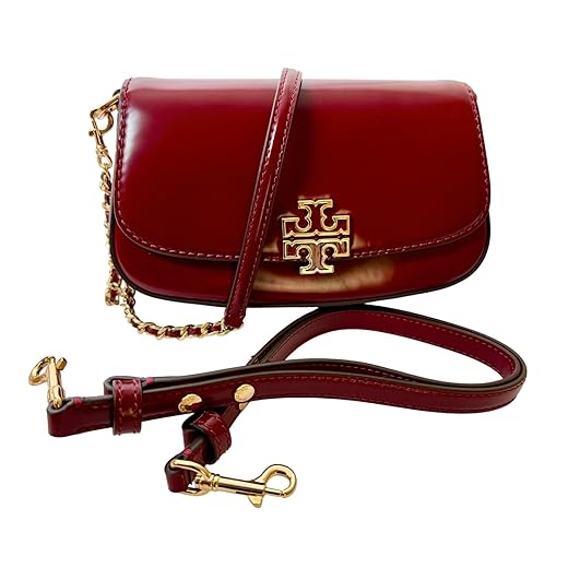 Tory Burch 138772 Britten Convertible Crossbody Bag in Black