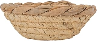 Foreside Home and Garden Woven Dish Basket Natural Corn Husk & Seagrass by Foreside Home & Garden