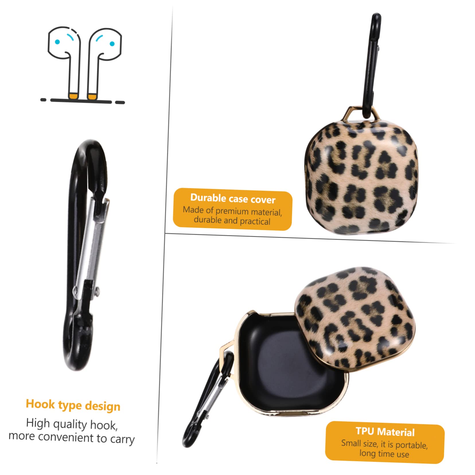 DOITOOL Estuche Elegante para Auriculares De 3 Piezas para Auriculares Portátiles En Soporte para Resistente A Los Arañazos