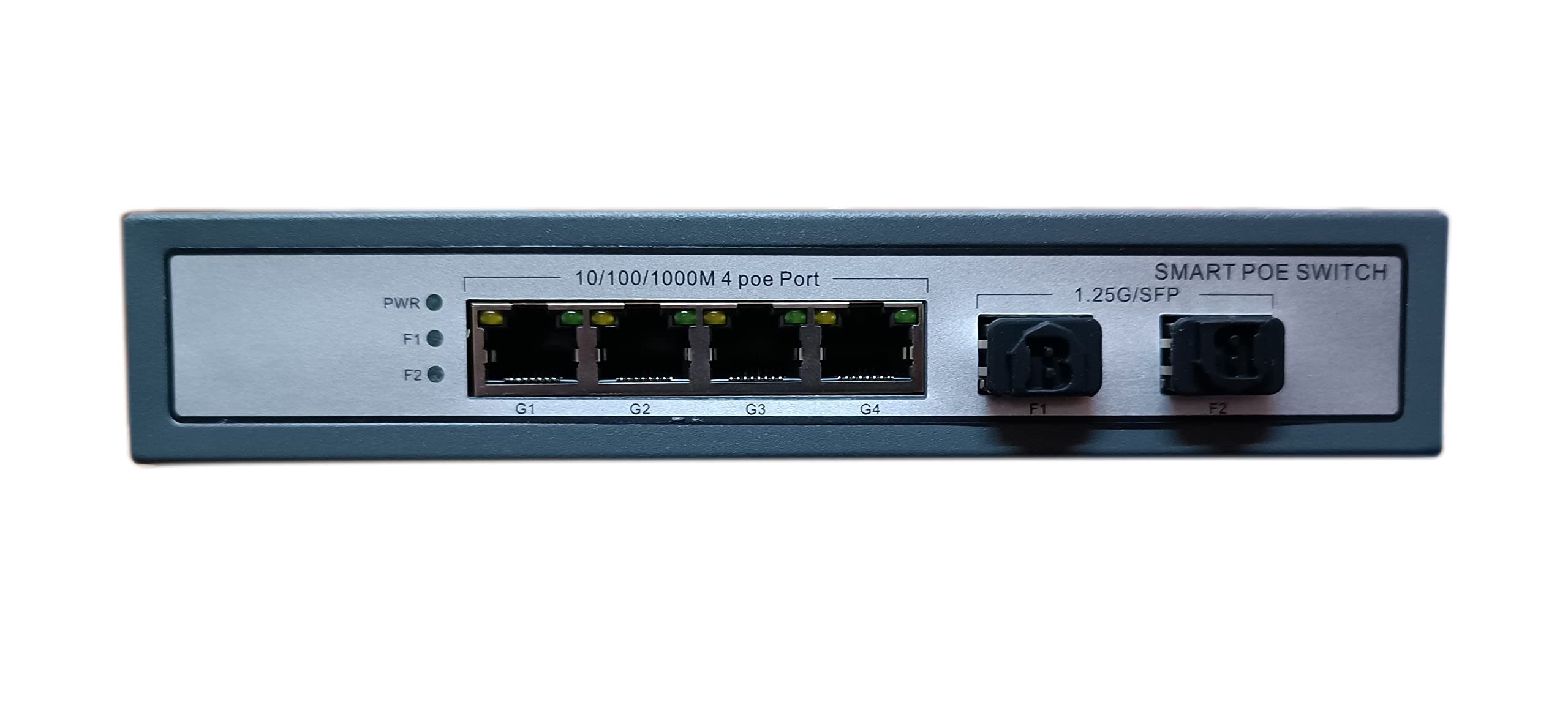 PoE Switch 4 Port Gigabit Smart Unmanaged, 96W Power, 4*10/100/1000Mbps PoE Ports+2*1.25G SFP Uplink Ports (SFP Modules Not Included), IEEE 802.3af/at, Ideal for IP Cameras, 1-Year Warranty-image-11