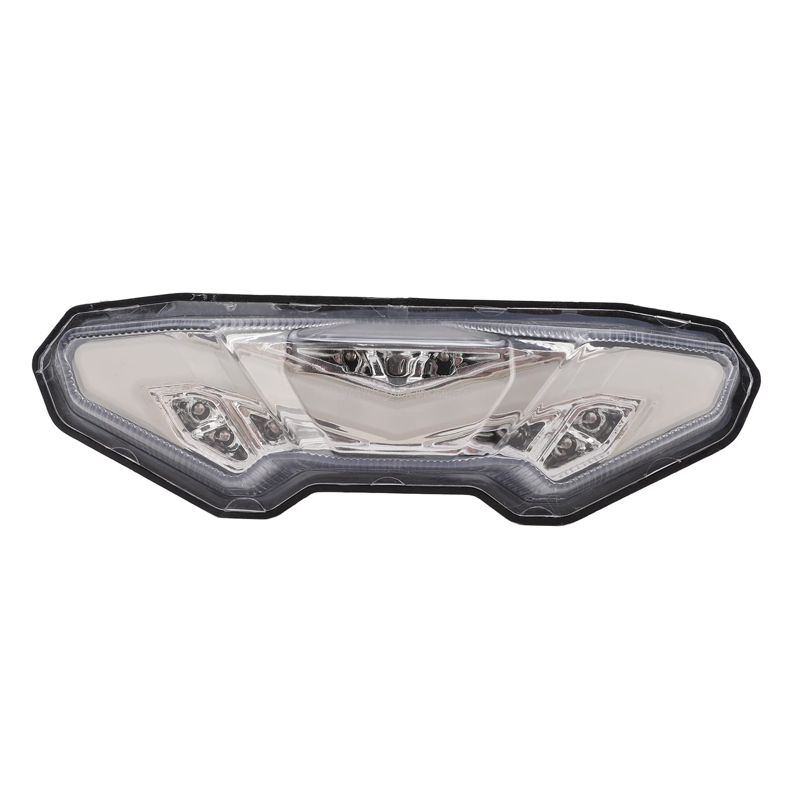 Fanale Posteriore a LED per Moto con Multifunzione, Impermeabile IP67, a Risparmio Energetico per MT-09 FZ-09 2013-2017, Tracer 900 700 2016 (Scocca trasparente)