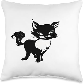 Kity cat Throw Pillow