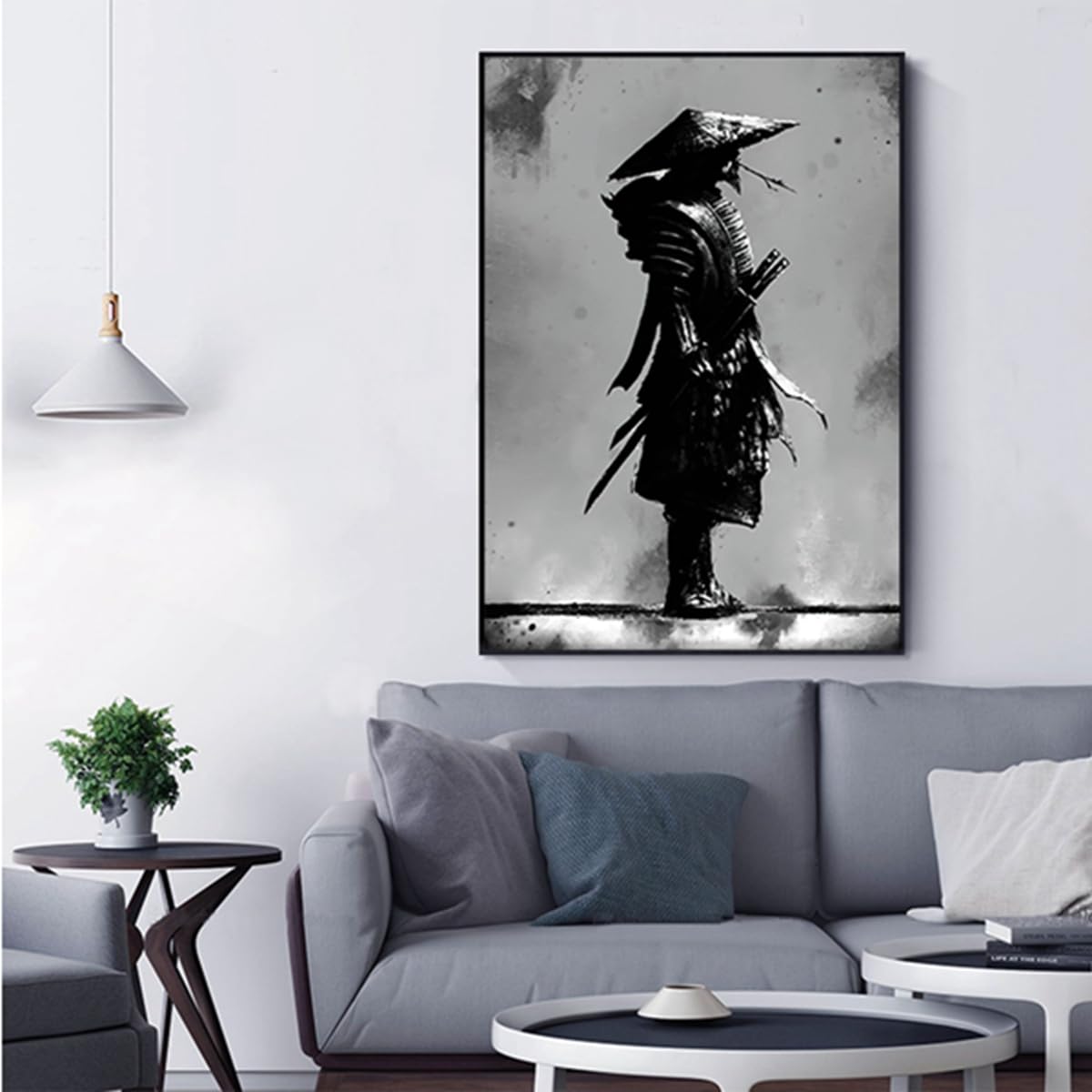 HMDKHI Japanese Bushido Poster - Samurai & Ninjas Figures, Mount Fuji, Without Frame (60 x 90 cm, 1 Piece) - Image 3