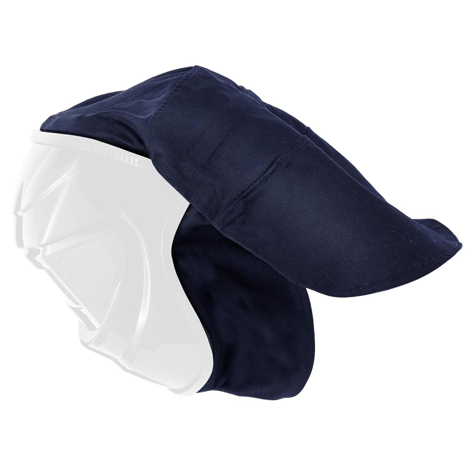 Welder ' s Helmets Covers and Neck Bib Set Heatproof Leather Cloth Construction Ergonomic Design for Long Welding Tasks Welding Helmets Protective Gear
