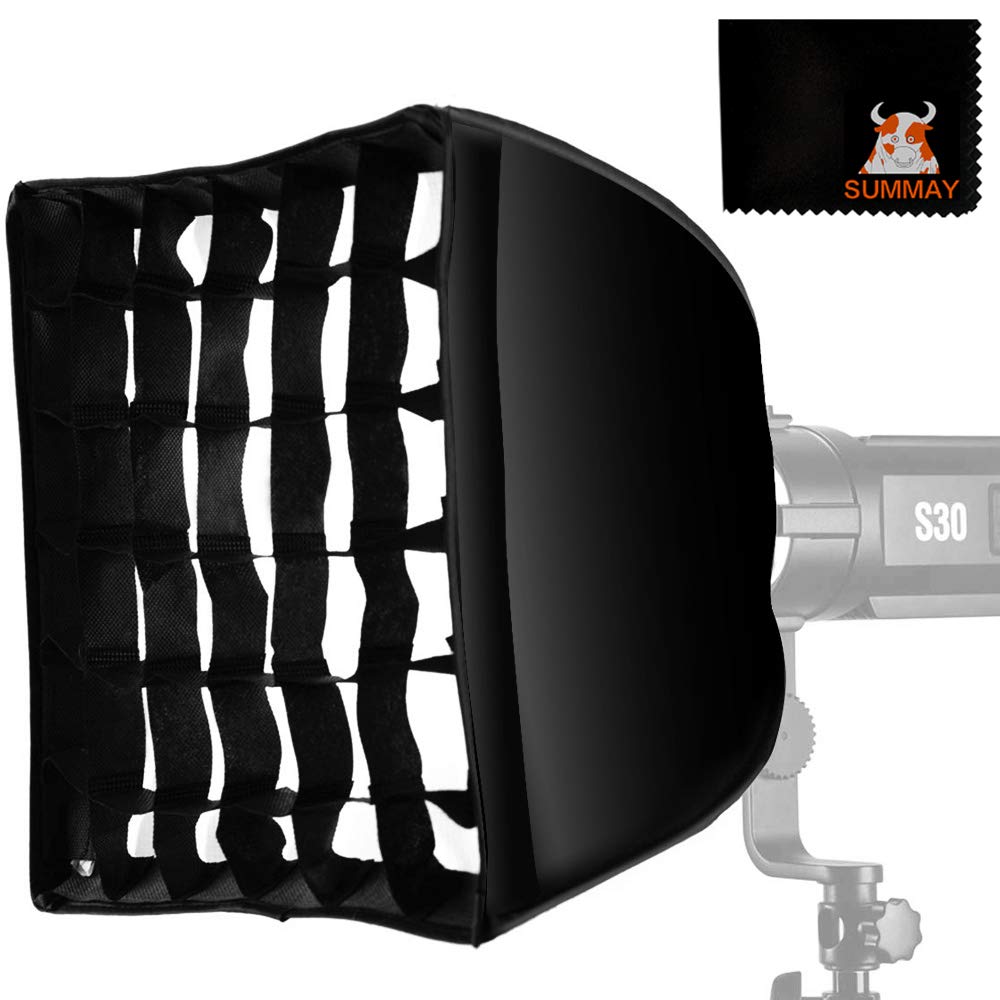 GODOX SA-30 30cm x 30cm Softbox mit Gitter für S30 LED Fokussierlicht (SA30)