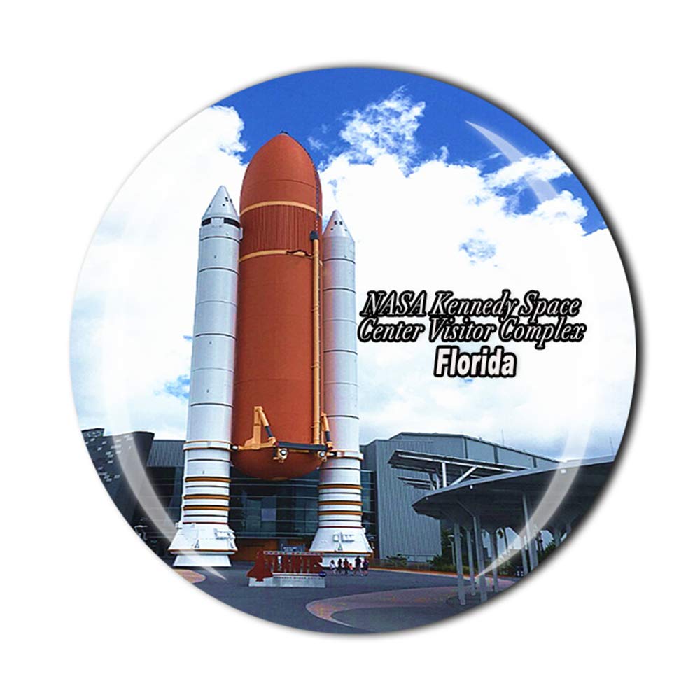 Muyu Magnet Merritt Island Florida Nasa Kennedy Space Center Visitor Complex Usa Fridge Magnet Souvenir Gift