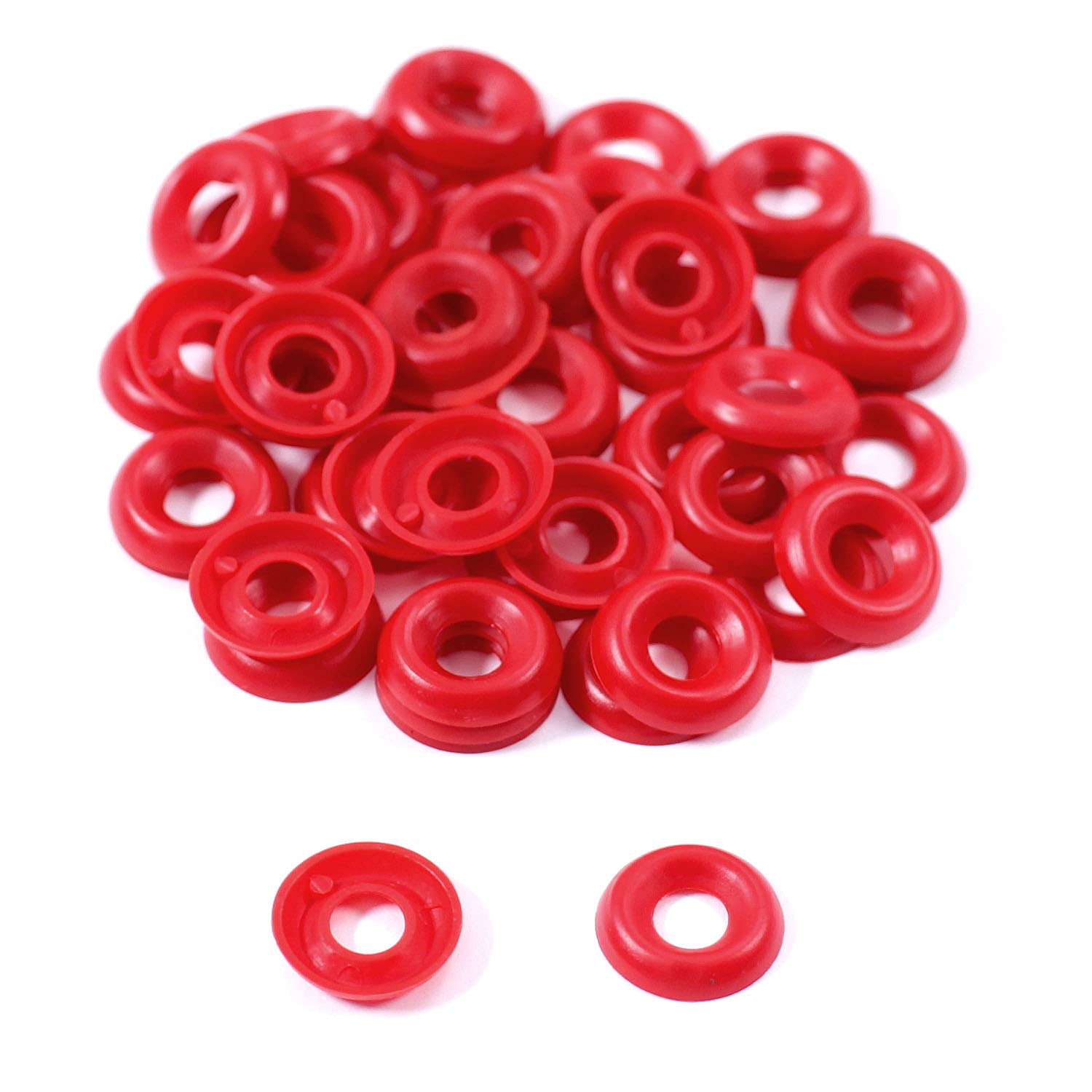 Colored Nylon Washers - 50 Pack -2