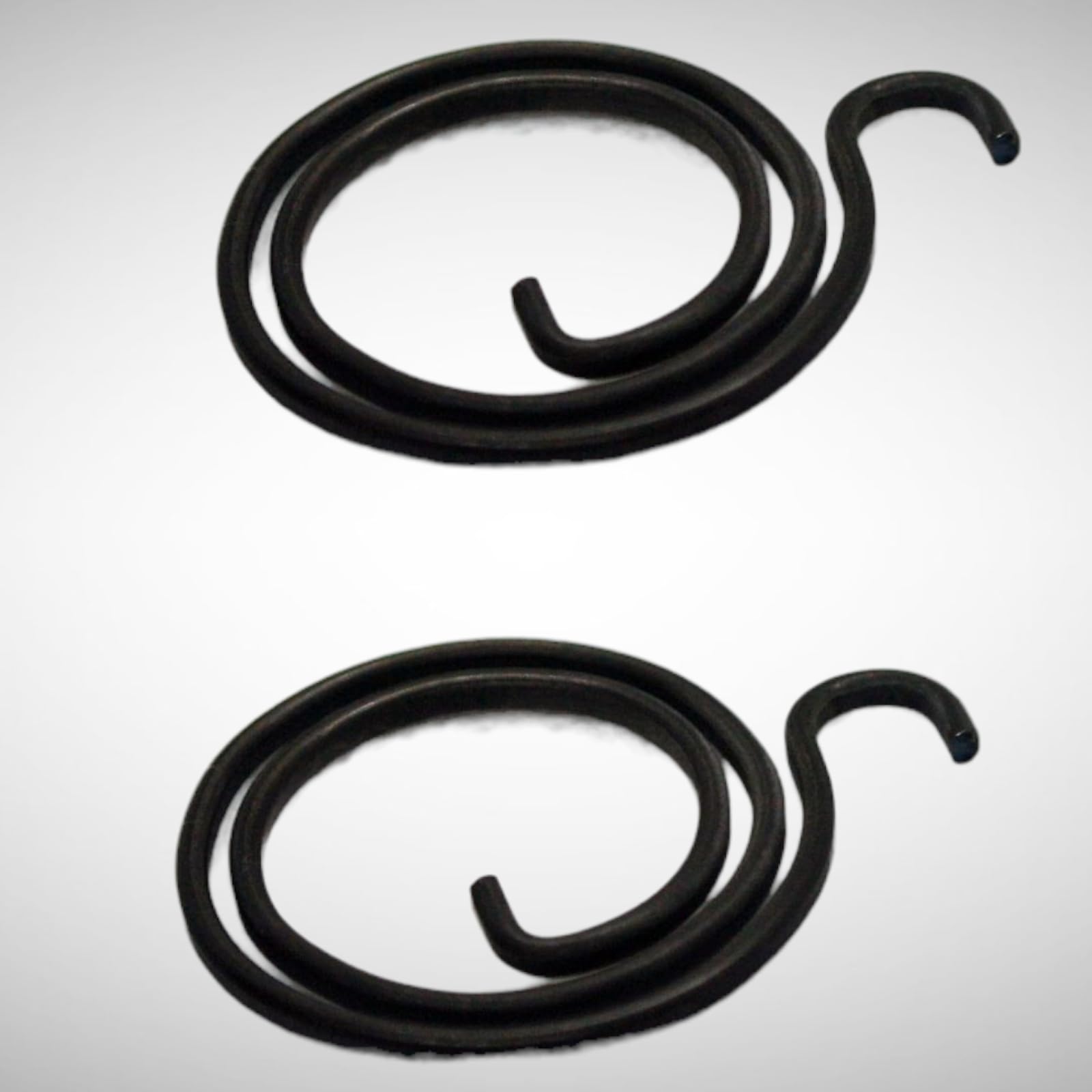 Door Handle Springs, Internal Coil Repair Spring 2 or 2.25 Turns, Black Zinc Coating (2.25 Turns x 1.8mm, Pack of 2)