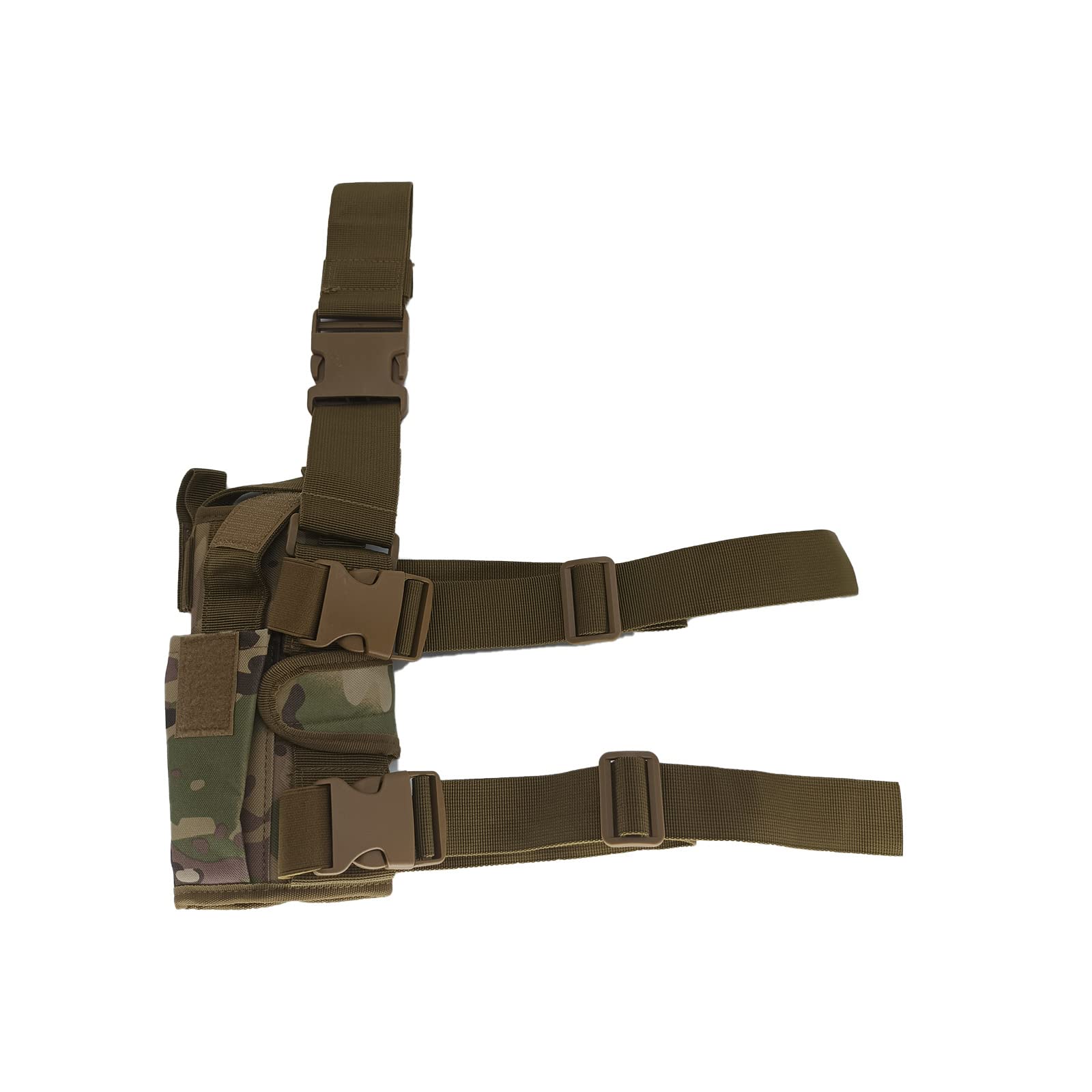 Étui Tactique Cuisse Droite – Depring, Niveau 1, Avec Poche Mag, Pour Pistolet 9mm, 40, 45