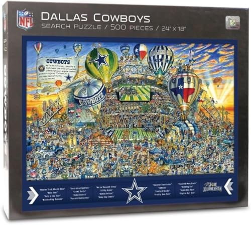 YouTheFan NFL Joe Journeyman - Rompecabezas del equipo de 500piezas (18 x 24pulgadas)