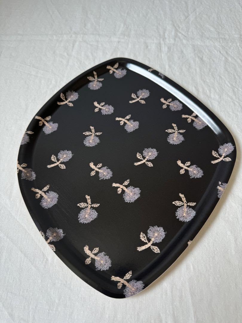 Amazon.co.jp: ミナペルホネン トレイ タンバリン skip black 2枚